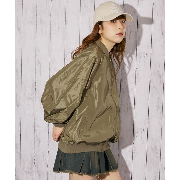 《ロング丈》ＭＡ－１ブルゾン／春秋／全３色 | GORGE  | 詳細画像7 