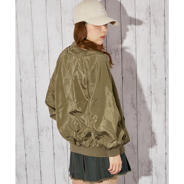 《ロング丈》ＭＡ－１ブルゾン／春秋／全３色 | GORGE  | 詳細画像8 