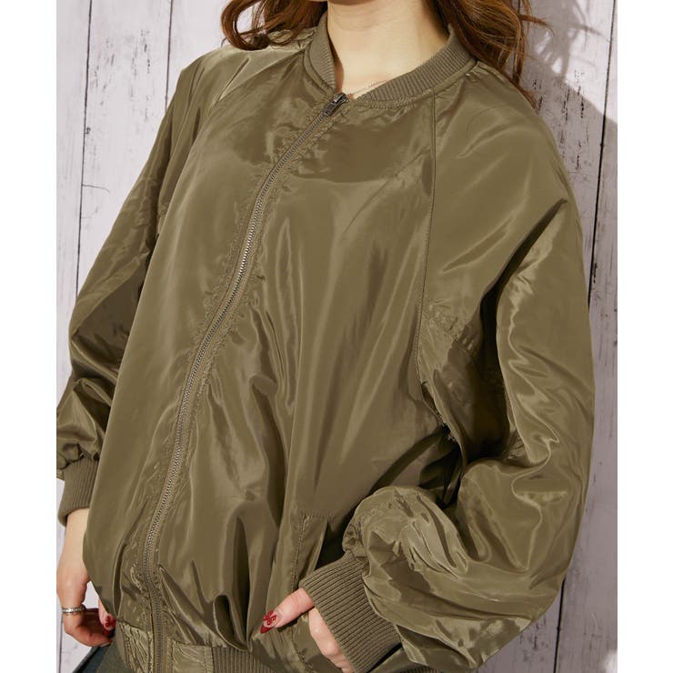 《ロング丈》ＭＡ－１ブルゾン／春秋／全３色 | GORGE  | 詳細画像9 