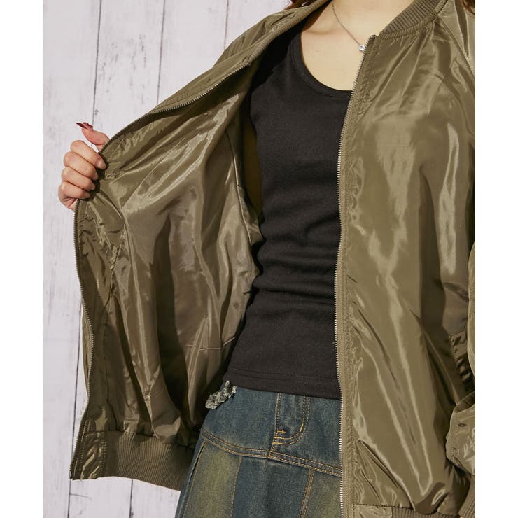 《ロング丈》ＭＡ－１ブルゾン／春秋／全３色 | GORGE  | 詳細画像11 