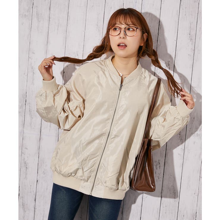 《ロング丈》ＭＡ－１ブルゾン／春秋／全３色 | GORGE  | 詳細画像2 