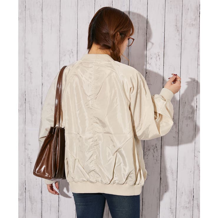 《ロング丈》ＭＡ－１ブルゾン／春秋／全３色 | GORGE  | 詳細画像4 