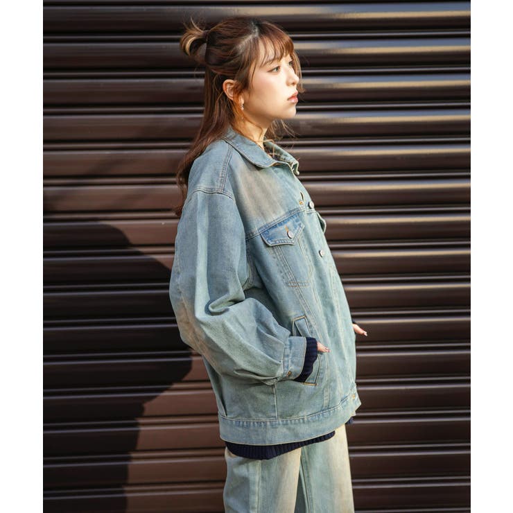 《オーバーサイズシルエット》デニムジャケット／秋冬春 | GORGE  | 詳細画像8 