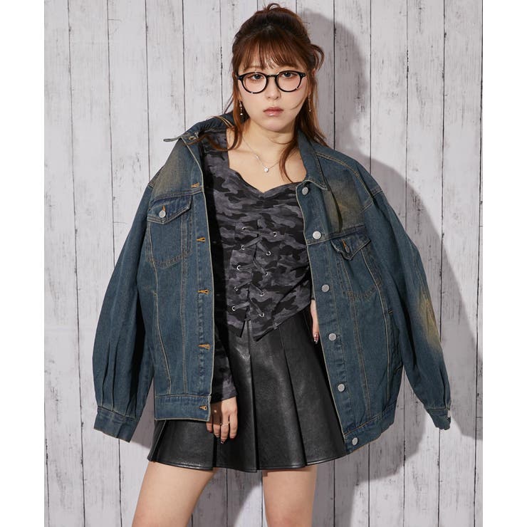 《オーバーサイズシルエット》デニムジャケット／秋冬春 | GORGE  | 詳細画像13 