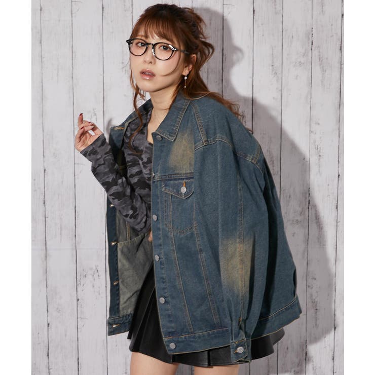 《オーバーサイズシルエット》デニムジャケット／秋冬春 | GORGE  | 詳細画像14 