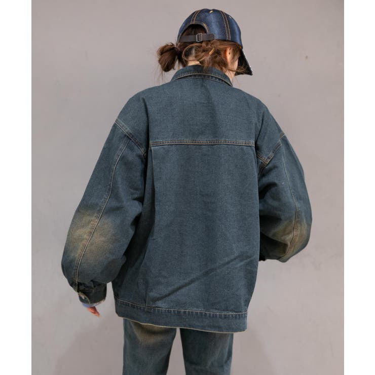 《オーバーサイズシルエット》デニムジャケット／秋冬春 | GORGE  | 詳細画像16 