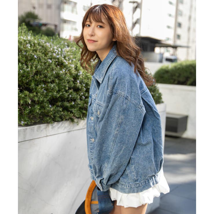 《オーバーサイズシルエット》デニムジャケット／秋冬春 | GORGE  | 詳細画像2 