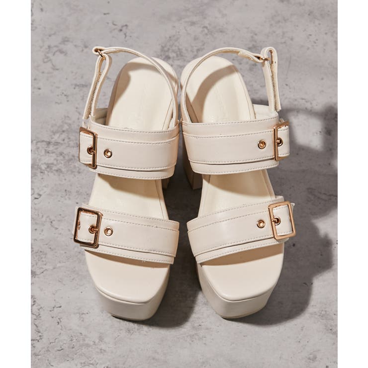 《厚底×ダブルベルト》サンダル／ストリート×Ｙ２Ｋ／春夏／全２色 | GORGE  | 詳細画像8 