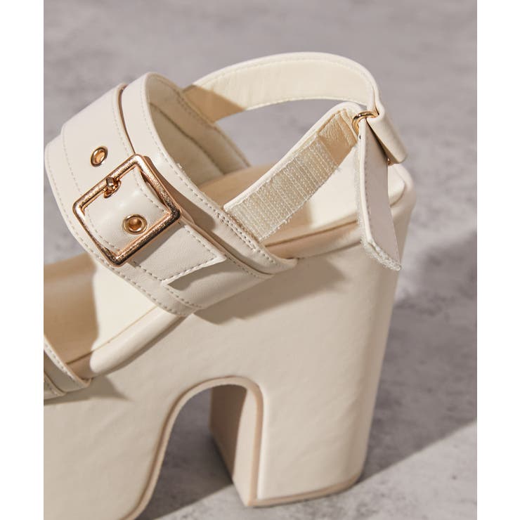 《厚底×ダブルベルト》サンダル／ストリート×Ｙ２Ｋ／春夏／全２色 | GORGE  | 詳細画像13 