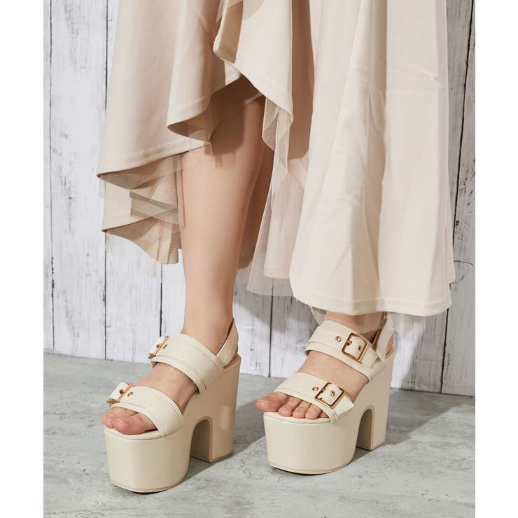 《厚底×ダブルベルト》サンダル／ストリート×Ｙ２Ｋ／春夏／全２色 | GORGE  | 詳細画像18 