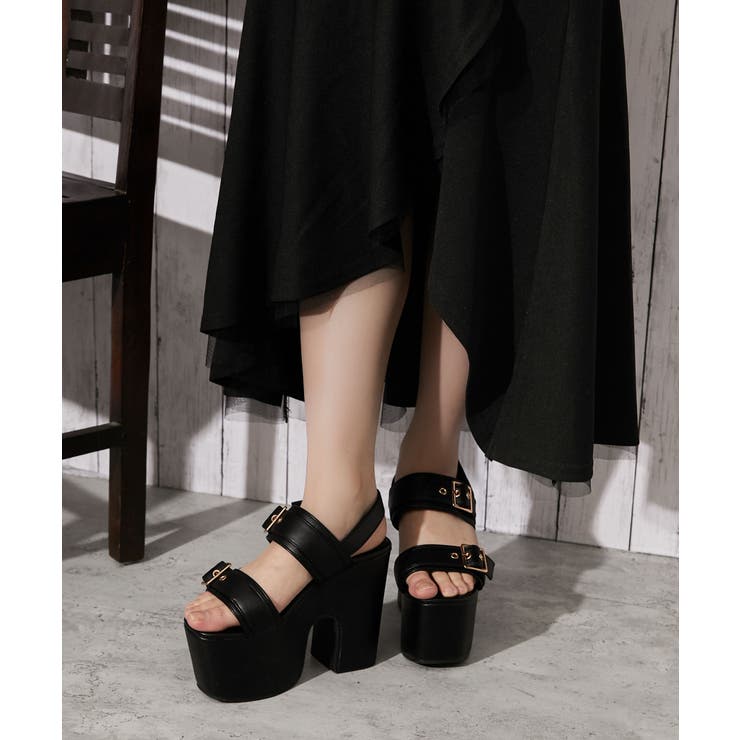 《厚底×ダブルベルト》サンダル／ストリート×Ｙ２Ｋ／春夏／全２色 | GORGE  | 詳細画像21 