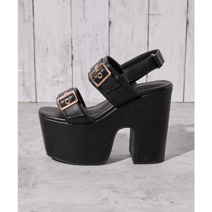 《厚底×ダブルベルト》サンダル／ストリート×Ｙ２Ｋ／春夏／全２色 | GORGE  | 詳細画像6 