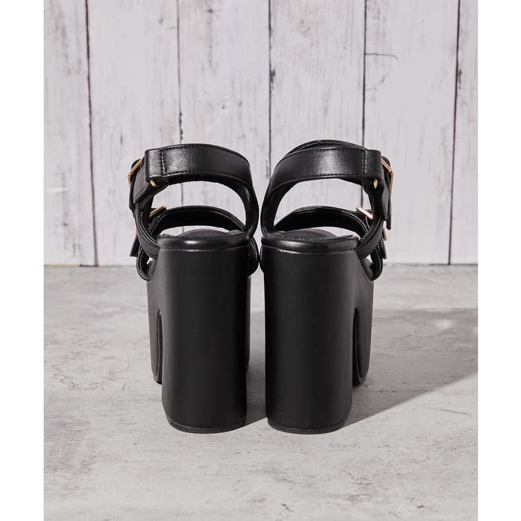 《厚底×ダブルベルト》サンダル／ストリート×Ｙ２Ｋ／春夏／全２色 | GORGE  | 詳細画像7 