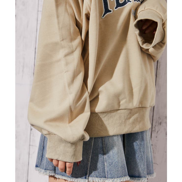 《デニム襟 ハーフＺＩＰ》トレーナー／カジュアル×ストリート／春秋／全３色 | GORGE  | 詳細画像7 