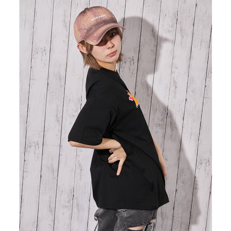 《おばけ×サガラ刺繍》ＢＩＧＴシャツ／ストリート／春夏／全２色 | GORGE  | 詳細画像5 