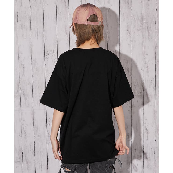 《おばけ×サガラ刺繍》ＢＩＧＴシャツ／ストリート／春夏／全２色 | GORGE  | 詳細画像6 