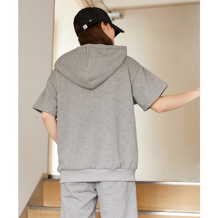 《カレッジロゴ×ナンバリング》オーバーサイズＺＩＰパーカー ストリート 春夏秋 | GORGE  | 詳細画像11 