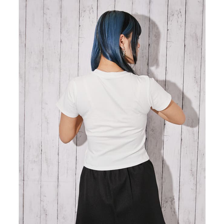 《ラインストーン・ロゴ》Ｔシャツ／ストリート×Ｙ２Ｋ／春夏／全３色 | GORGE  | 詳細画像6 