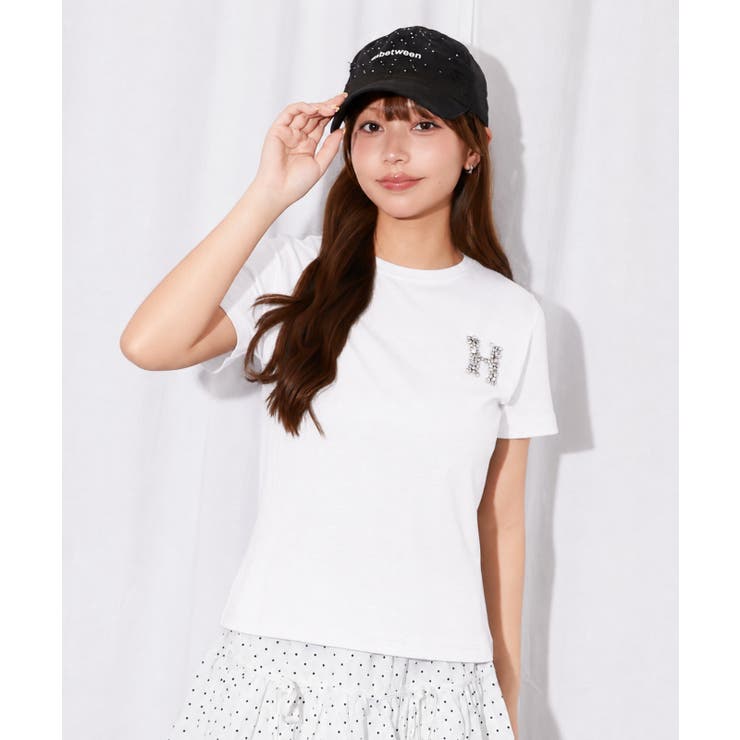 《ビジューロゴ》Ｔシャツ／カジュアル×モード／春夏／全３色 | GORGE  | 詳細画像12 
