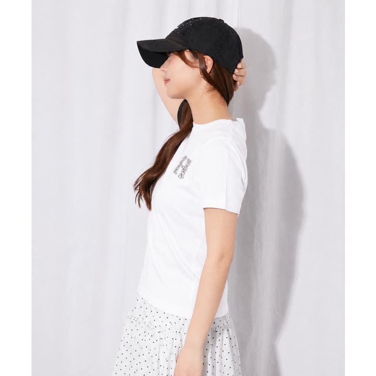 《ビジューロゴ》Ｔシャツ／カジュアル×モード／春夏／全３色 | GORGE  | 詳細画像13 