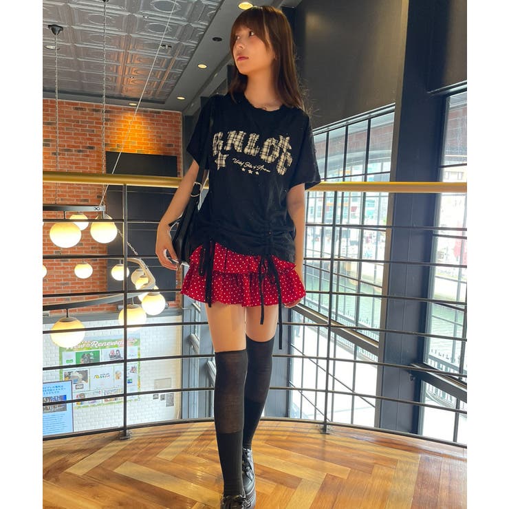 《チェックロゴ刺繍シャーリング》カットソー／ストリート／春夏／全２色 | GORGE  | 詳細画像8 