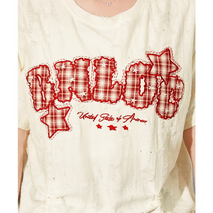《チェックロゴ刺繍シャーリング》カットソー／ストリート／春夏／全２色 | GORGE  | 詳細画像15 
