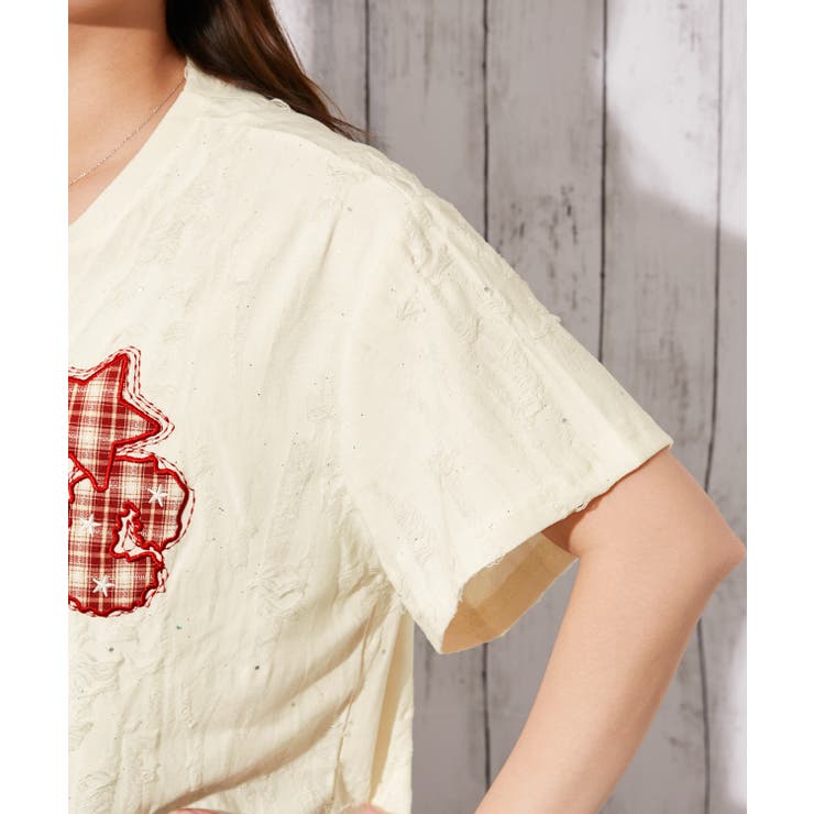 《チェックロゴ刺繍シャーリング》カットソー／ストリート／春夏／全２色 | GORGE  | 詳細画像17 