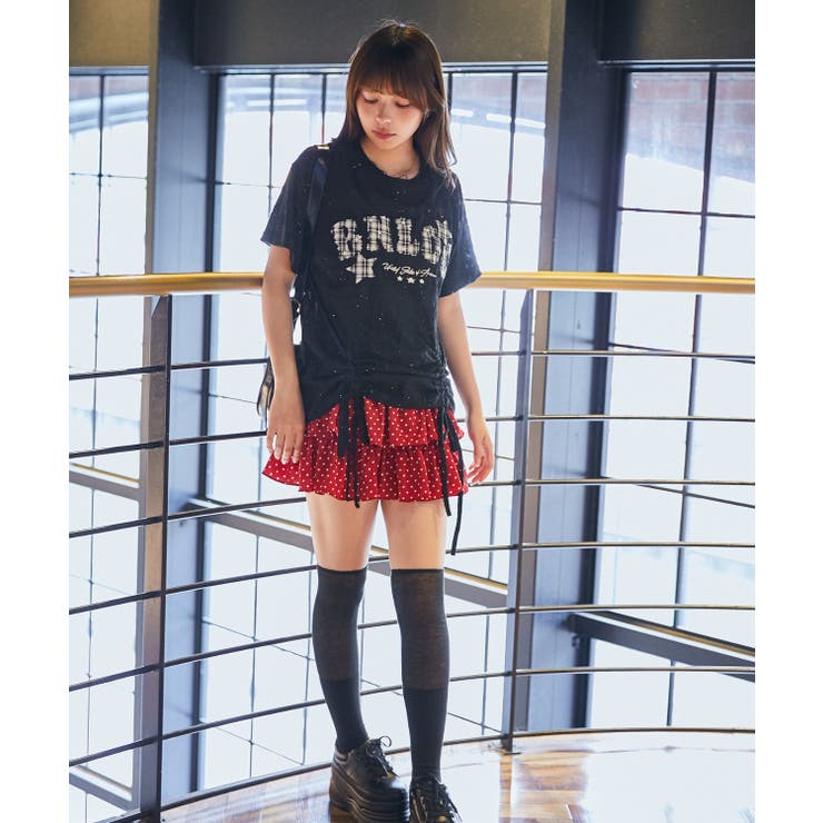 《チェックロゴ刺繍シャーリング》カットソー／ストリート／春夏／全２色 | GORGE  | 詳細画像7 