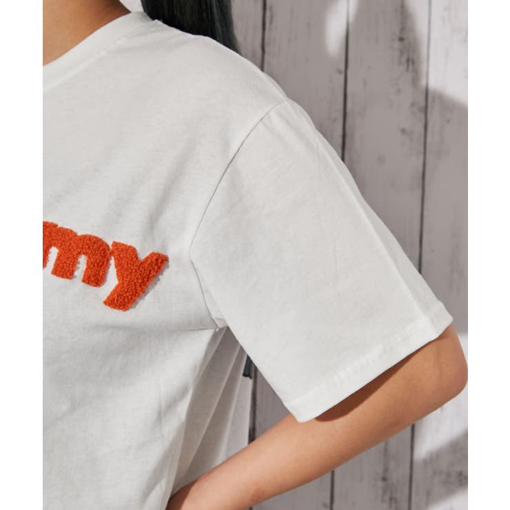 アニマルキャラクター・サガラ刺繍ロゴ》Tシャツ／ストリート／春夏