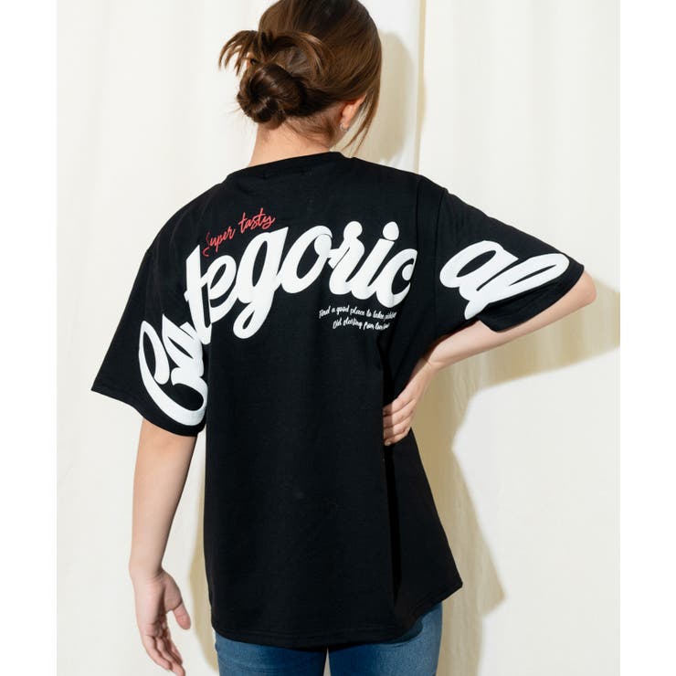 ブラック | 《発泡バックロゴ×刺繍ロゴ》Ｔシャツ／ストリート／春夏／全３色 | GORGE 