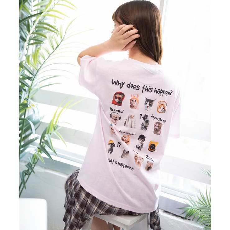 Ｌ／ＰＩ | 《ゆるアニマルフォト×バックプリント》Ｔシャツ ストリート×Ｙ２Ｋ 春夏 | GORGE 