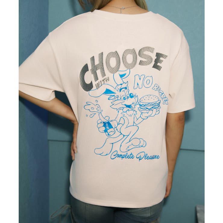 《バックロゴ・ウサギ刺繍》Ｔシャツ／ストリート×カジュアル／春夏／全３色 | GORGE  | 詳細画像25 