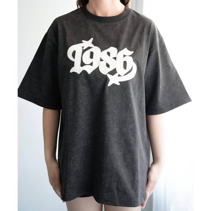 《カレッジロゴワッペン》ＢＩＧ Ｔシャツ／ストリート×Ｙ２Ｋ／春夏／全３色 | GORGE  | 詳細画像12 