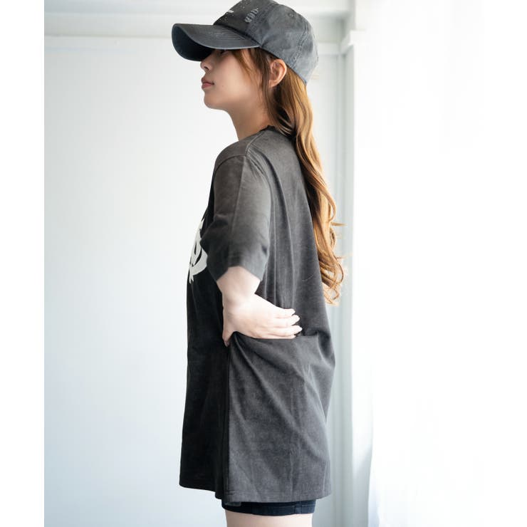 《カレッジロゴワッペン》ＢＩＧ Ｔシャツ／ストリート×Ｙ２Ｋ／春夏／全３色 | GORGE  | 詳細画像4 