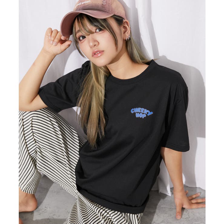 《うさぎキャラ×バックプリント》Ｔシャツ／ストリート×カジュアル／春夏／全３色 | GORGE  | 詳細画像7 