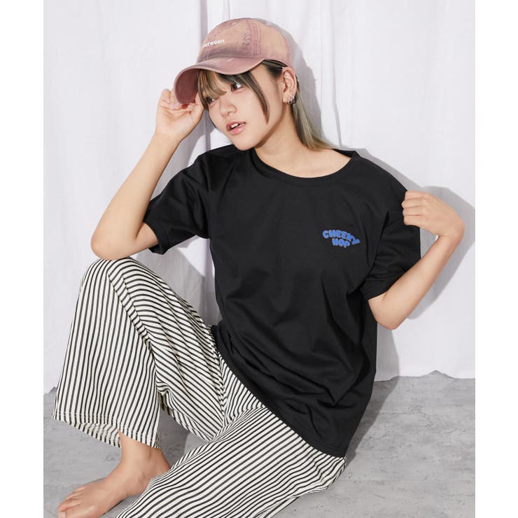《うさぎキャラ×バックプリント》Ｔシャツ／ストリート×カジュアル／春夏／全３色 | GORGE  | 詳細画像8 