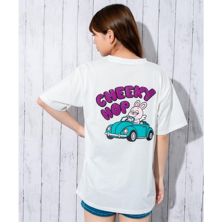 《うさぎキャラ×バックプリント》Ｔシャツ／ストリート×カジュアル／春夏／全３色 | GORGE  | 詳細画像14 