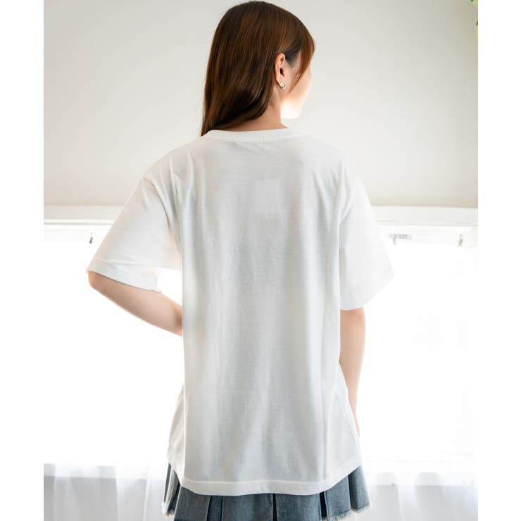 《ダメージデニムロゴ》Ｔシャツ／ストリート×Ｙ２Ｋ／春夏／全３色 | GORGE  | 詳細画像4 