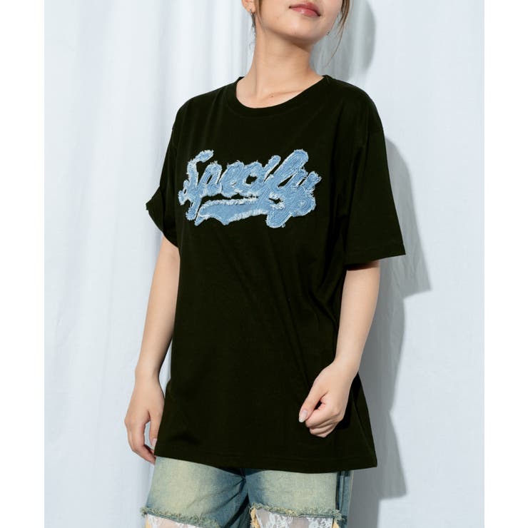 《ダメージデニムロゴ》Ｔシャツ／ストリート×Ｙ２Ｋ／春夏／全３色 | GORGE  | 詳細画像6 
