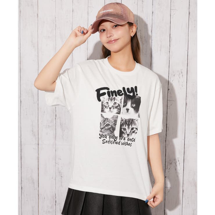 《ネコフォト サガラロゴ》プリントＴシャツ カジュアル×ストリート | GORGE  | 詳細画像12 
