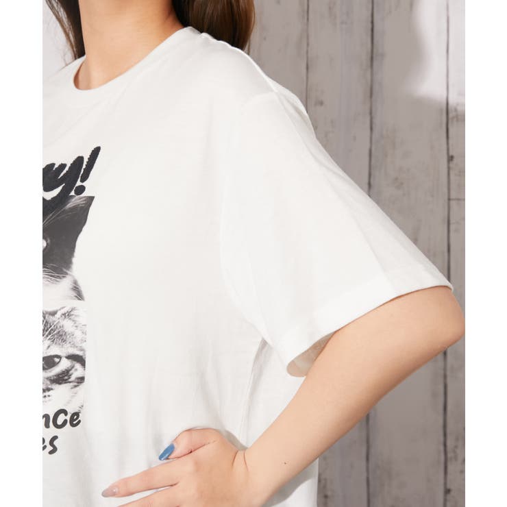 《ネコフォト サガラロゴ》プリントＴシャツ カジュアル×ストリート | GORGE  | 詳細画像18 