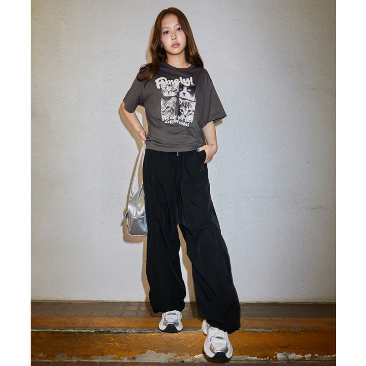 《ネコフォト サガラロゴ》プリントＴシャツ カジュアル×ストリート | GORGE  | 詳細画像3 
