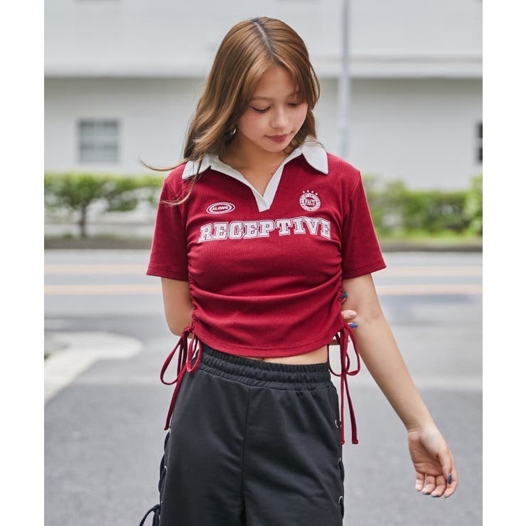 《ドロスト スキッパー》刺繍ロゴカットソー ストリート×カジュアル | GORGE  | 詳細画像8 