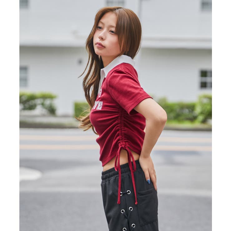 《ドロスト スキッパー》刺繍ロゴカットソー ストリート×カジュアル | GORGE  | 詳細画像12 