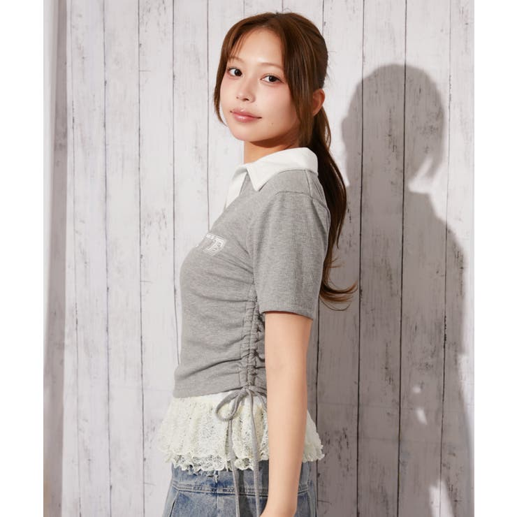 《ドロスト スキッパー》刺繍ロゴカットソー ストリート×カジュアル | GORGE  | 詳細画像16 