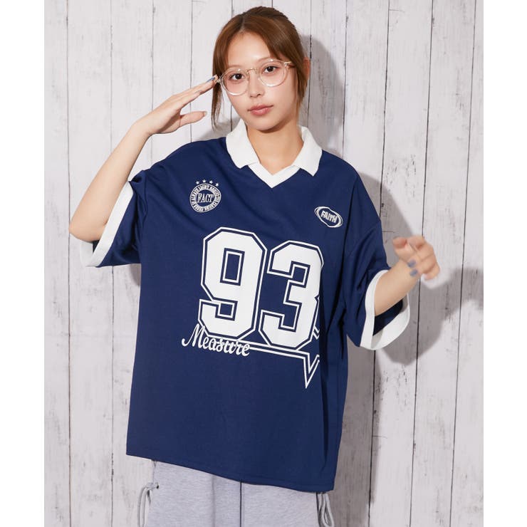 《ナンバリング 刺?入り》ユニフォームＴシャツ ストリート×スポーティ | GORGE  | 詳細画像7 