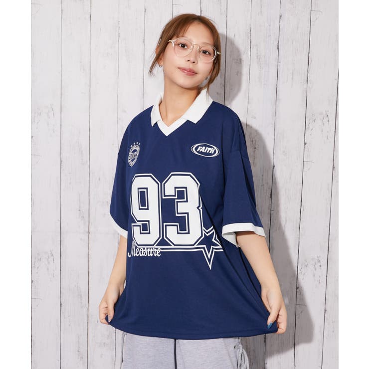《ナンバリング 刺?入り》ユニフォームＴシャツ ストリート×スポーティ | GORGE  | 詳細画像9 