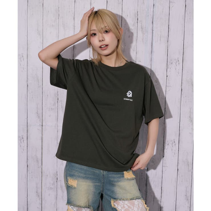《ポップコーン 遊び心》オバケロゴＴシャツ カジュアル×ストリート | GORGE  | 詳細画像8 