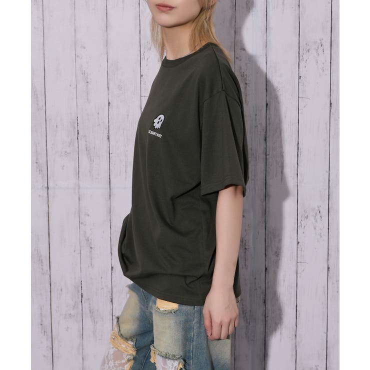 《ポップコーン 遊び心》オバケロゴＴシャツ カジュアル×ストリート | GORGE  | 詳細画像9 