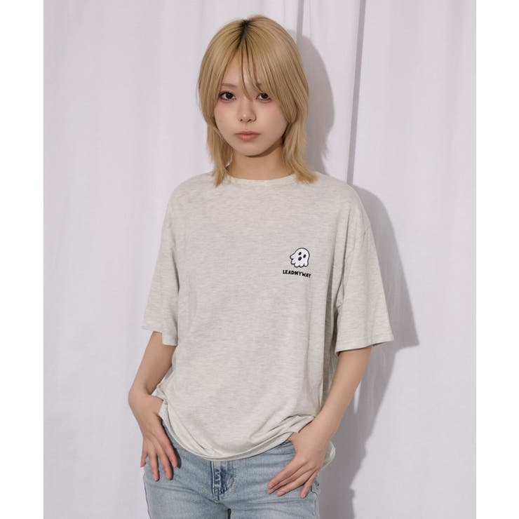 《ポップコーン 遊び心》オバケロゴＴシャツ カジュアル×ストリート | GORGE  | 詳細画像14 